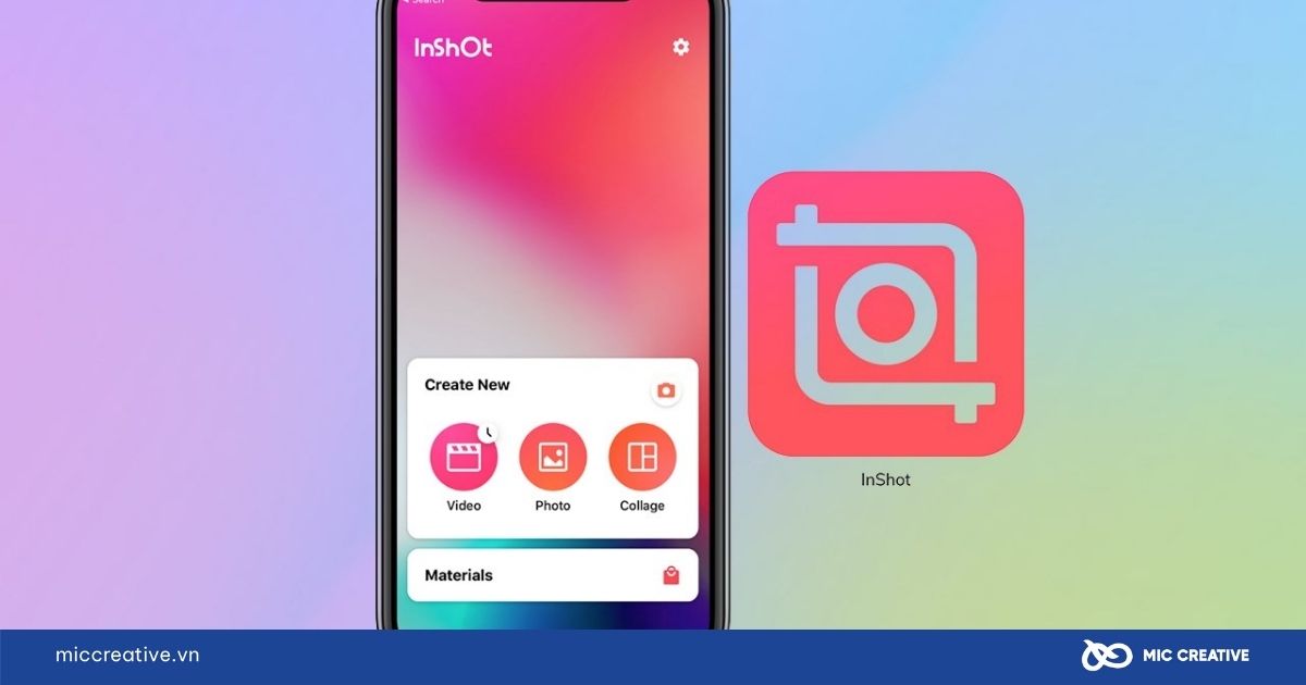 Ghép ảnh thành video trên Inshot