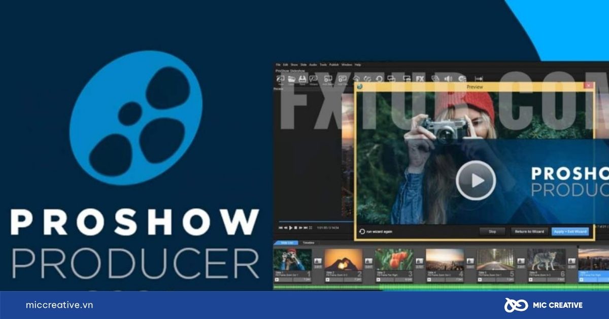 Ghép ảnh thành video trên Proshow Producer