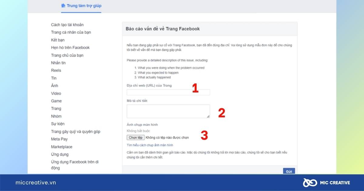 cách mở lại fanpage trên Facebook
