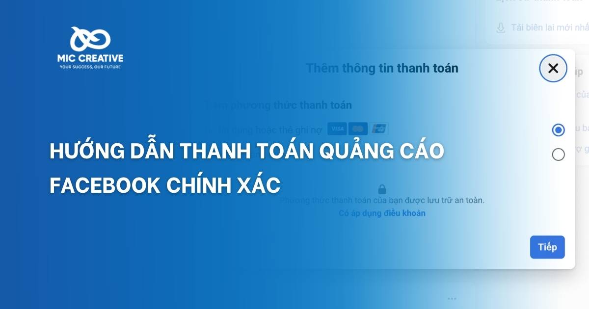 Thanh toán quảng cáo Facebook