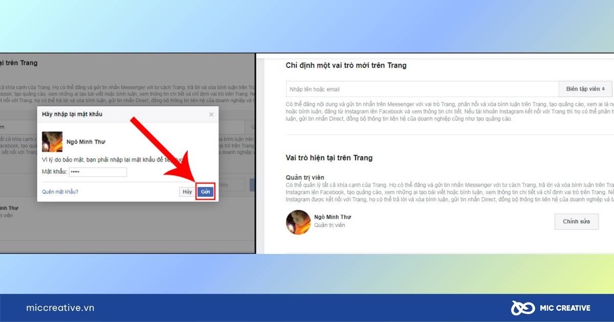 cách đổi mật khẩu fanpage facebook