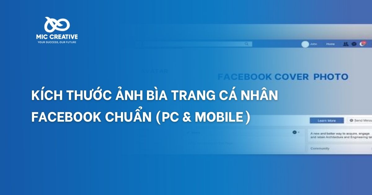kích thước ảnh bìa trang cá nhân facebook