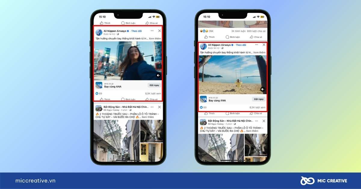 kích thước video quảng cáo facebook