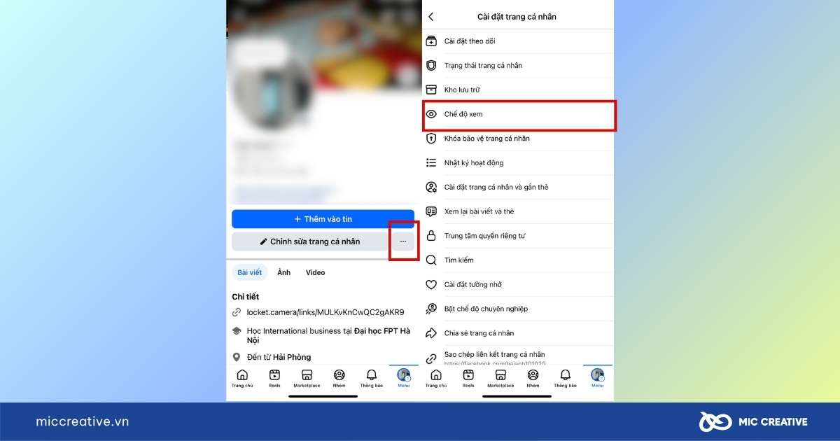 cách ẩn thông tin cá nhân trên facebook