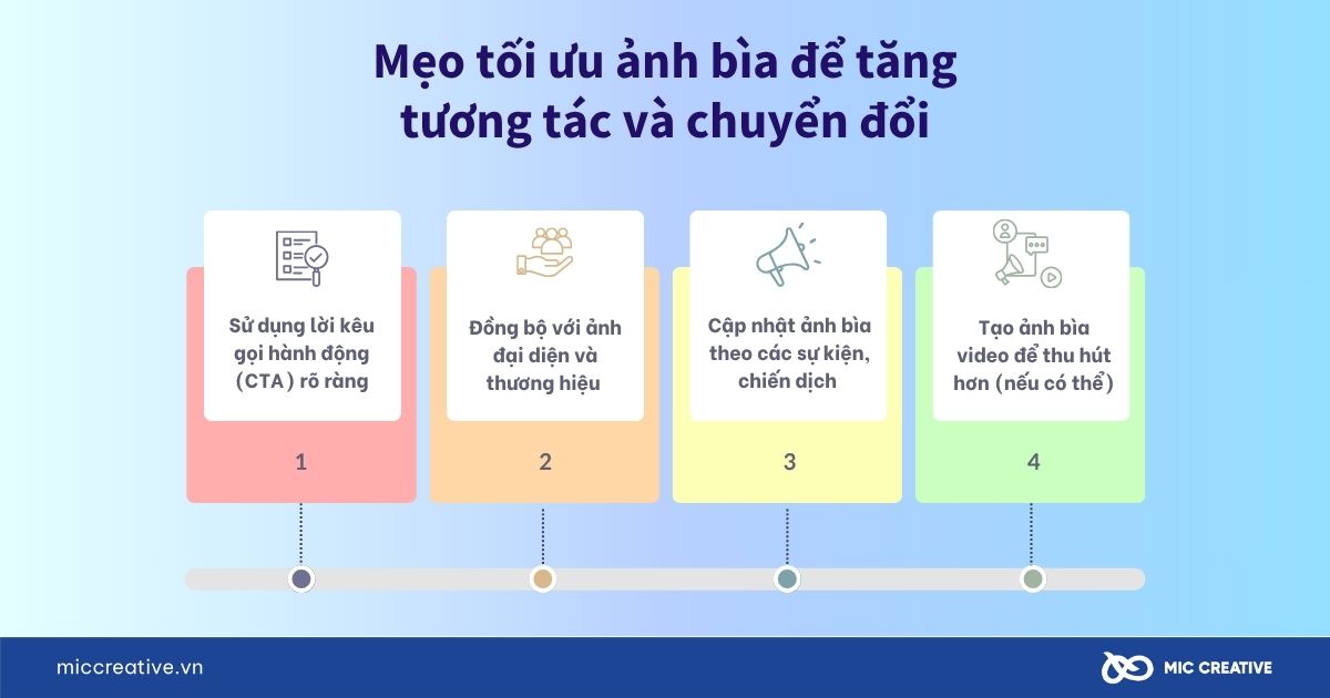 Mẹo tối ưu ảnh bìa để tăng tương tác và chuyển đổi