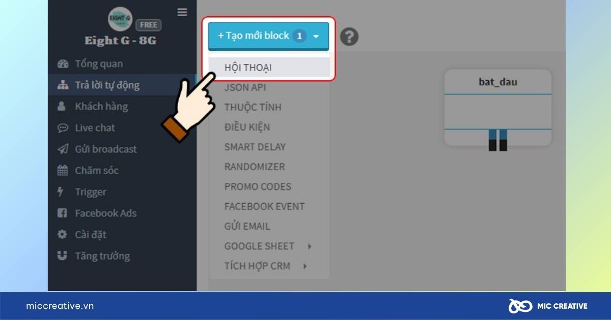 cách tạo chatbot fanpage facebook