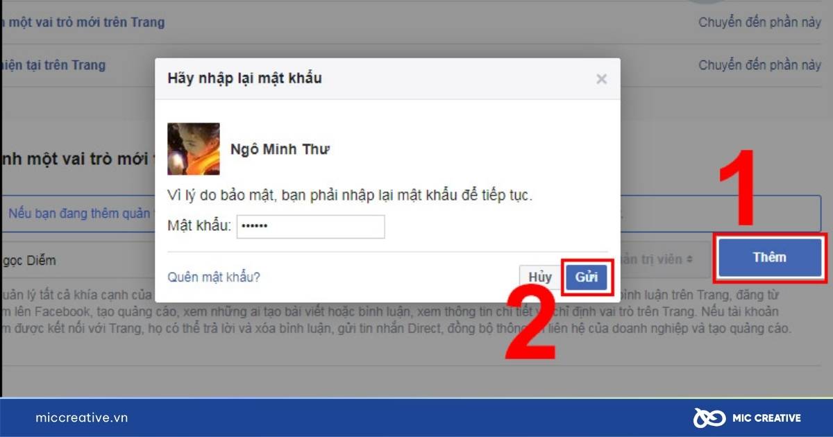 cách đổi mật khẩu fanpage facebook