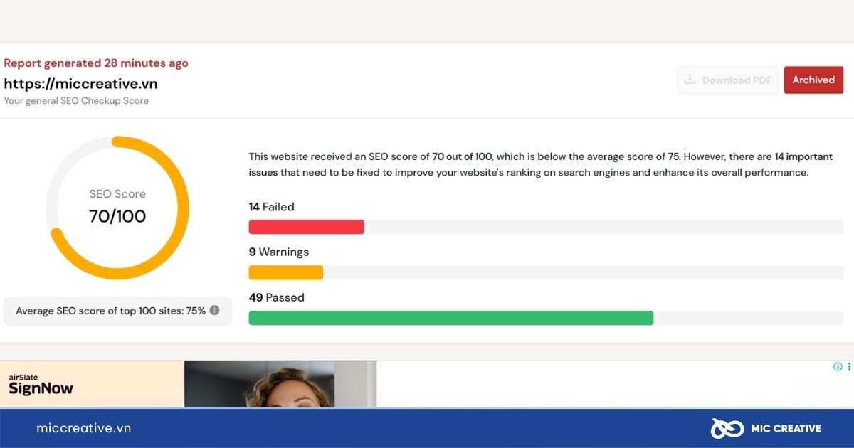 phần mềm seo website