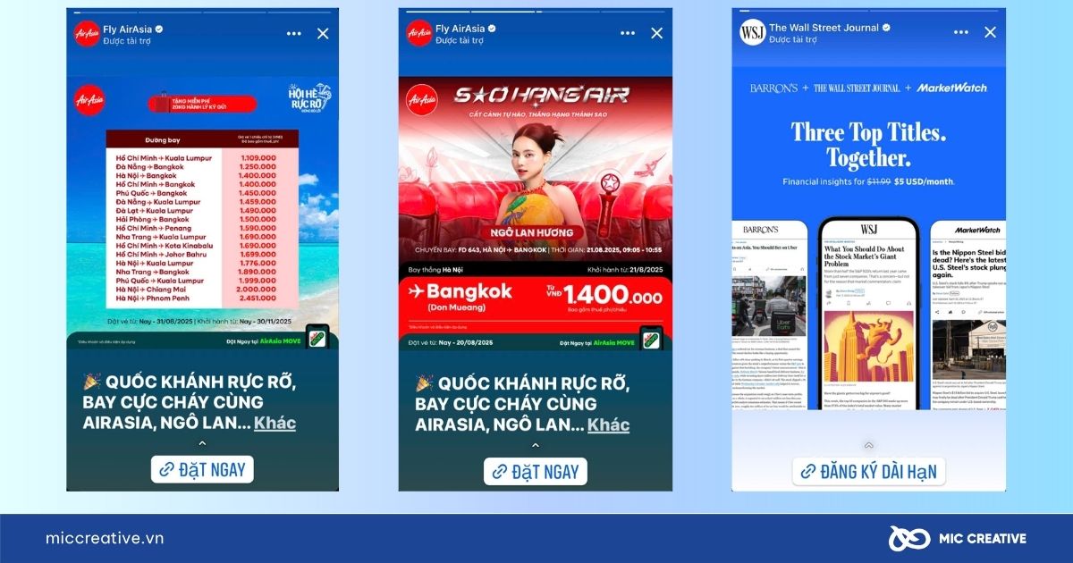Quảng cáo trên Facebook Stories