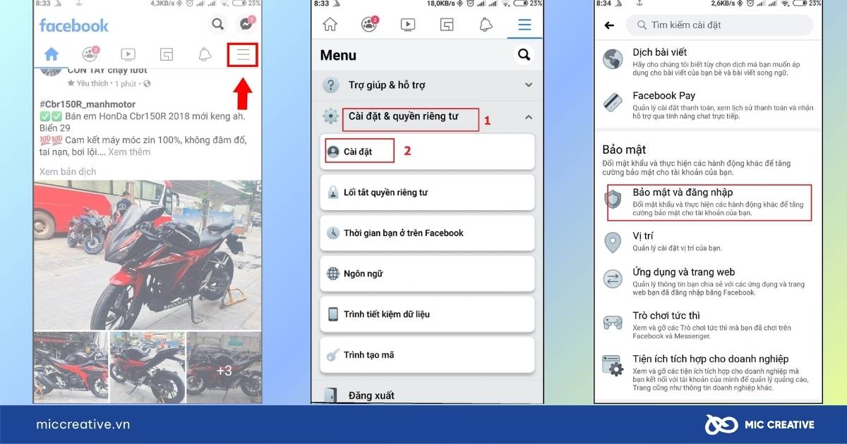 cách đổi mật khẩu fanpage facebook