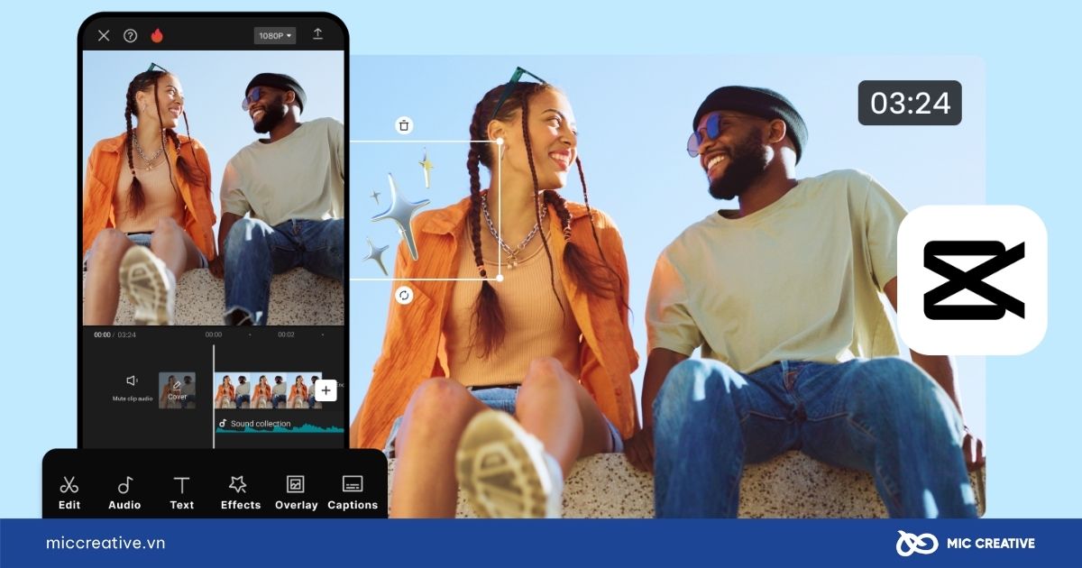 Ứng dụng ghép ảnh thành video Capcut