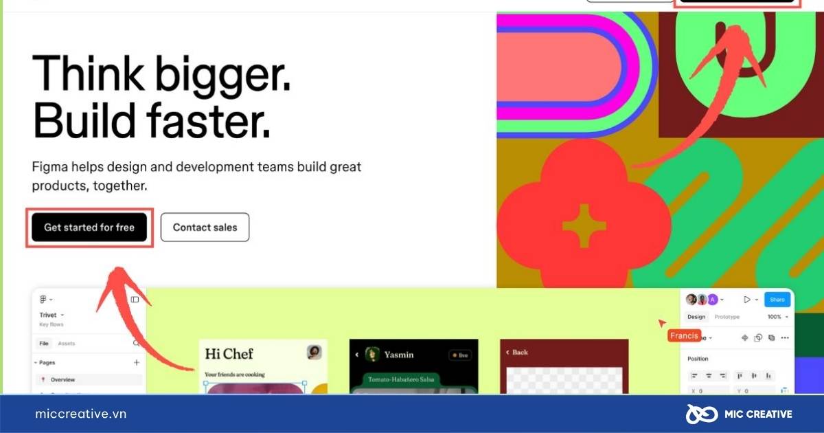 Layout website