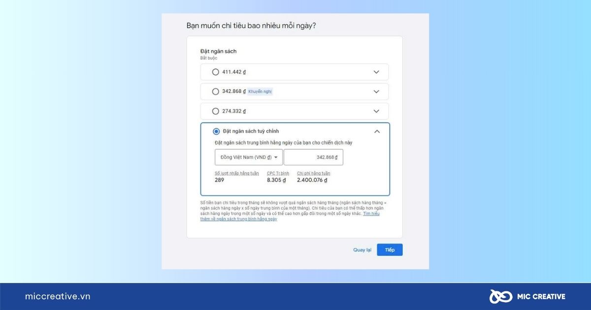 chạy quảng cáo landing page trên facebook 