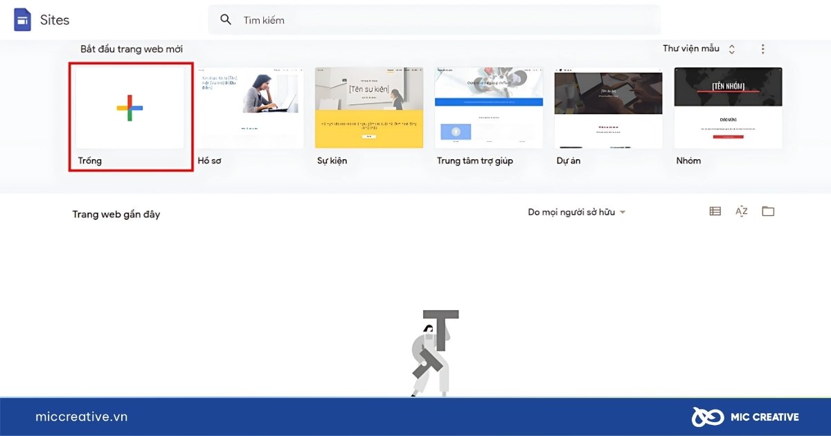 cách tạo web miễn phí trên google