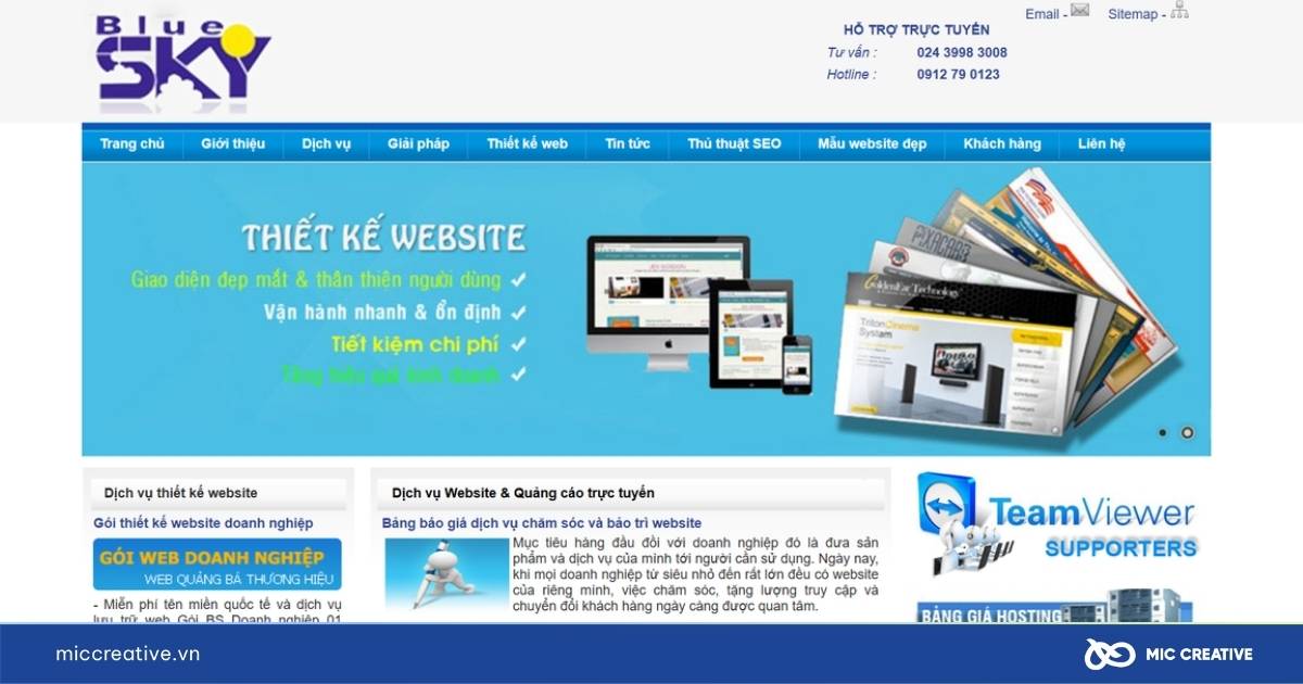 thiết kế website hà nội