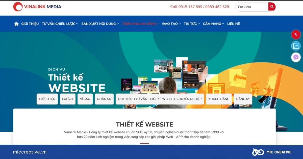 thiết kế website hà nội