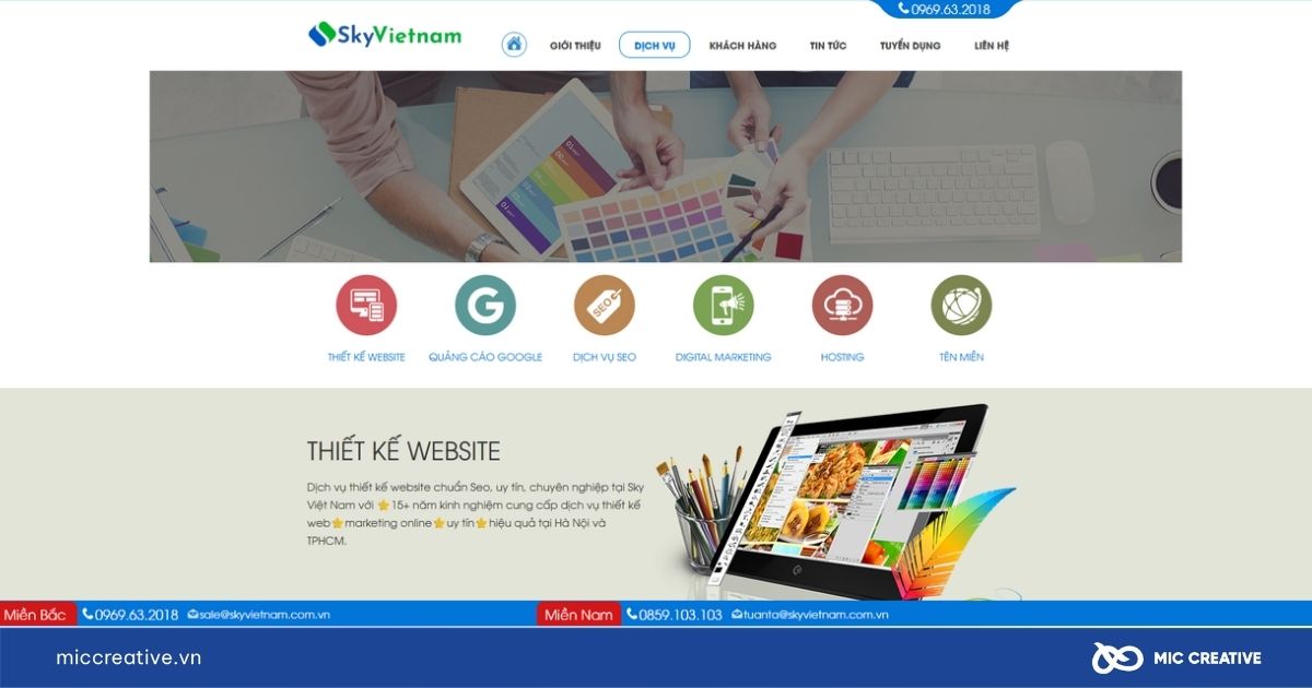 thiết kế website hà nội