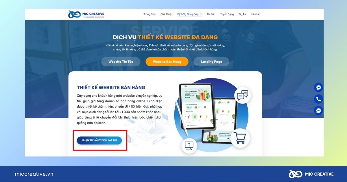 landing page là gì