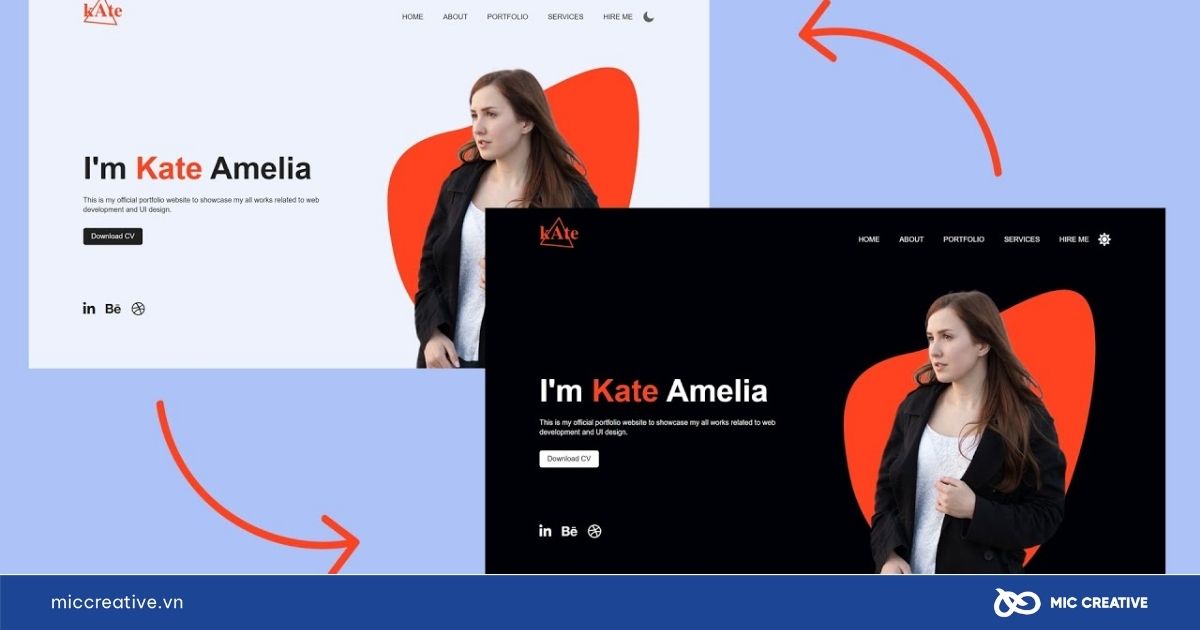 Dark Mode trong thiết kế website là gì?
