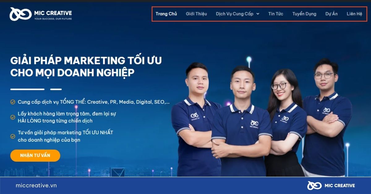 Điều hướng tối giản