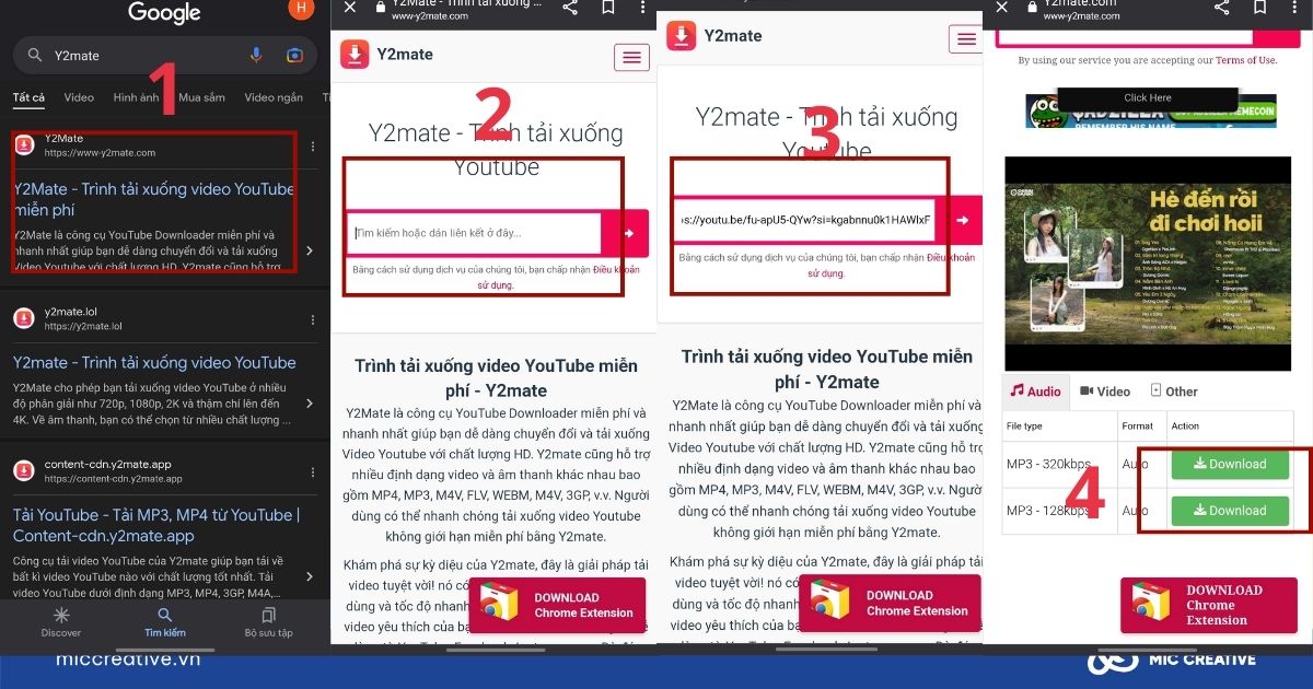 Download video từ trang web không cho download bằng Y2mate