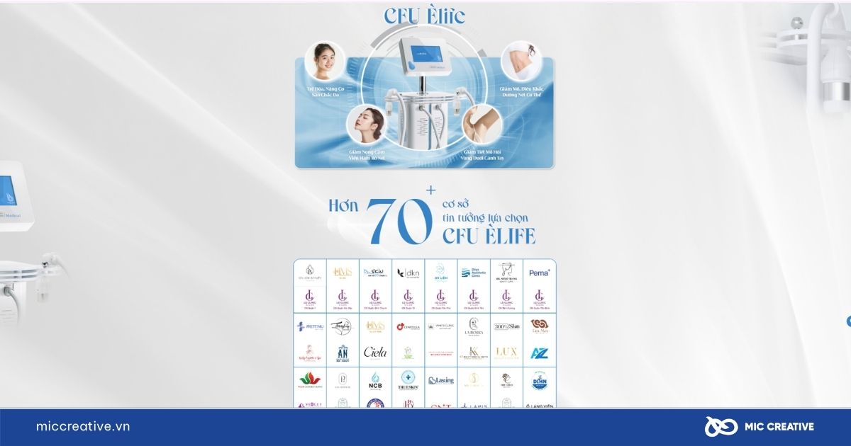 Dự án thiết kế landing page CFU ÈLIFE