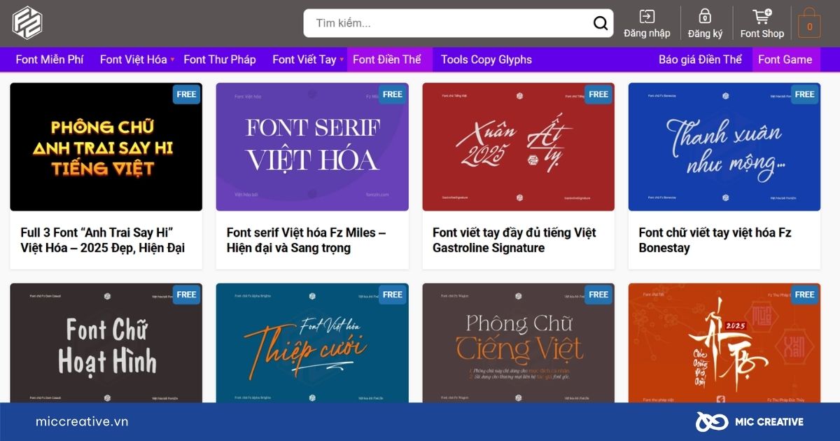 Font Zin phù hợp cho các dự án sáng tạo