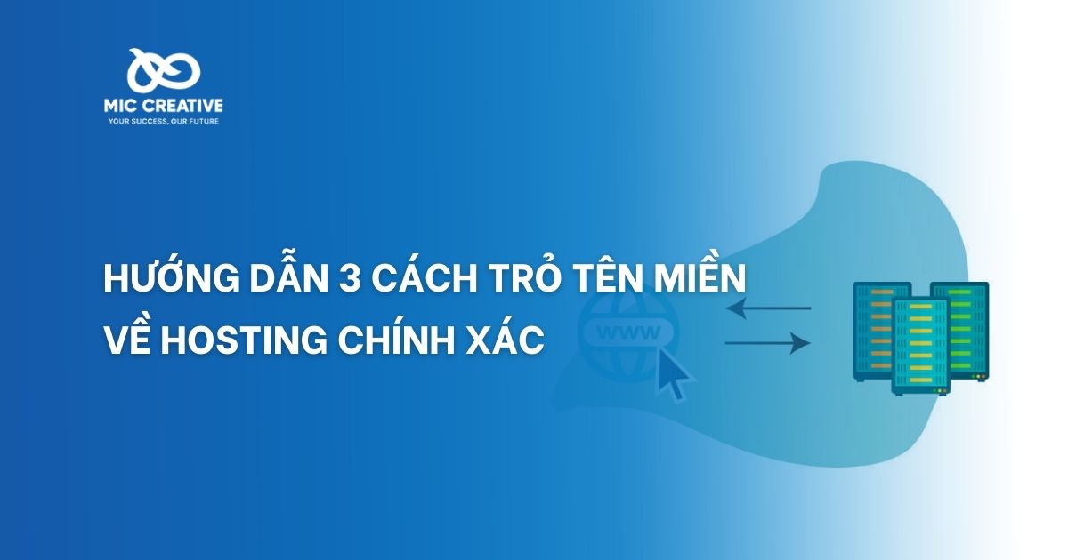 trỏ tên miền về hosting