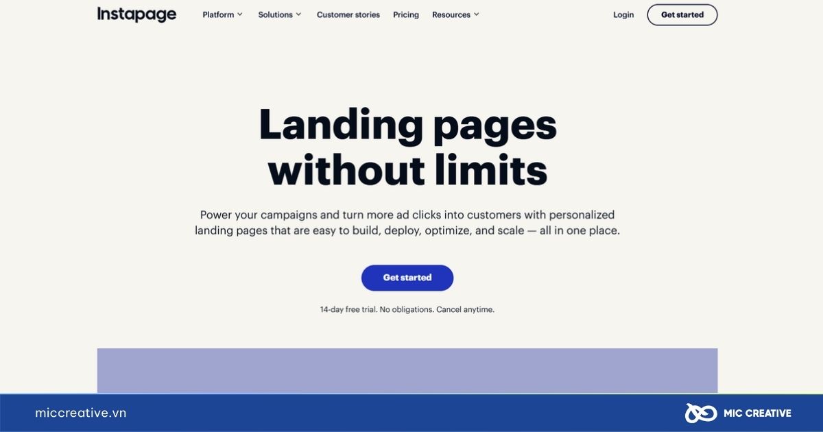 landing page là gì