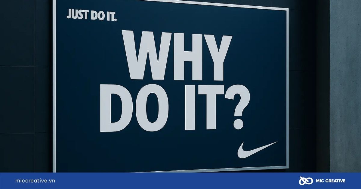 Khẩu hiệu "Why Do It?" gắn với thế hệ trẻ