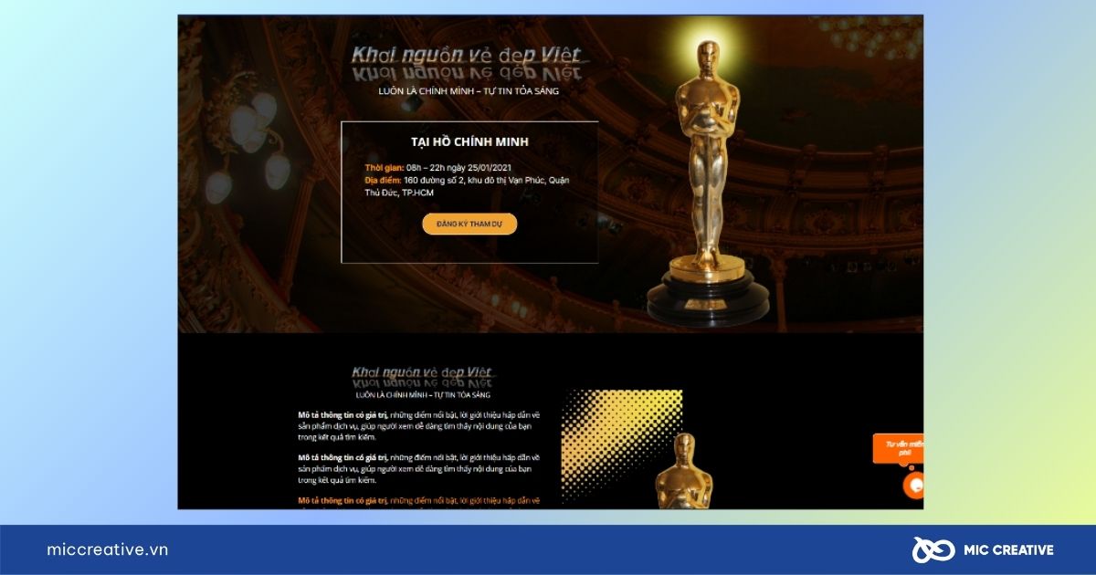 landing page là gì