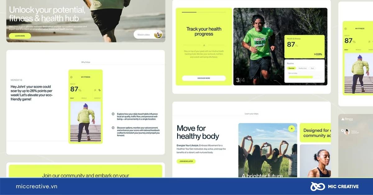 Layout website