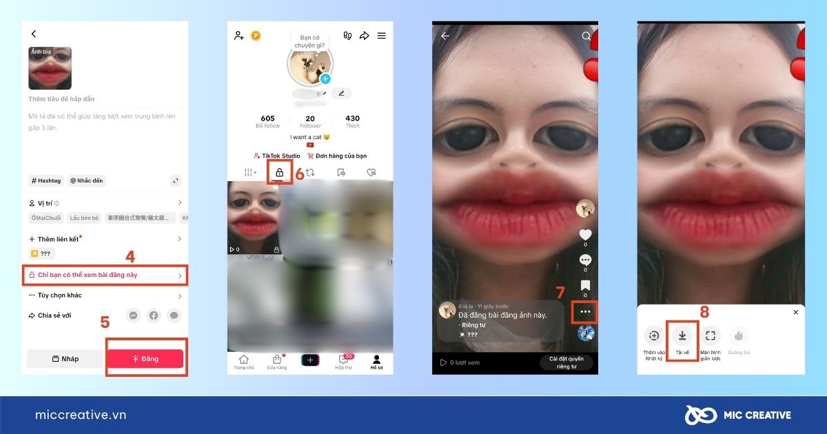 Cách chụp hình trên TikTok