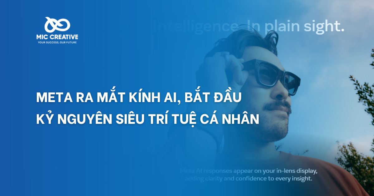Meta ra mắt kính AI