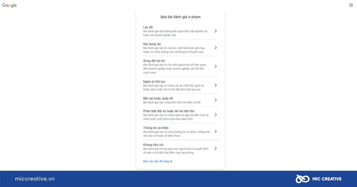 Cách xóa đánh giá trên Google Maps