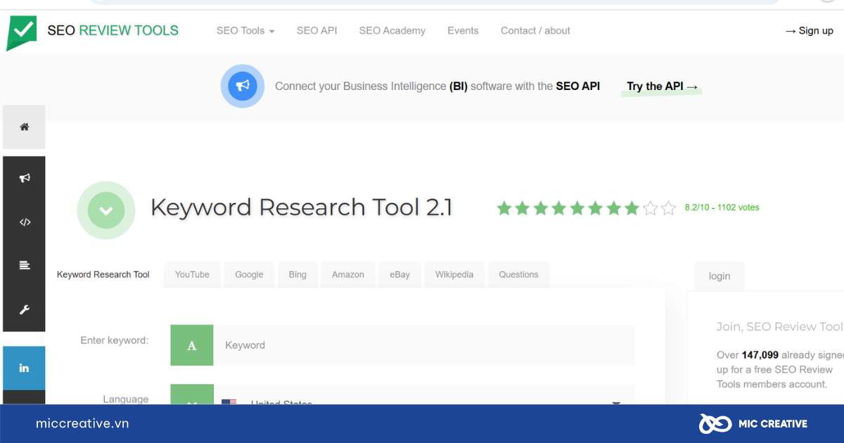 phần mềm seo từ khóa miễn phí