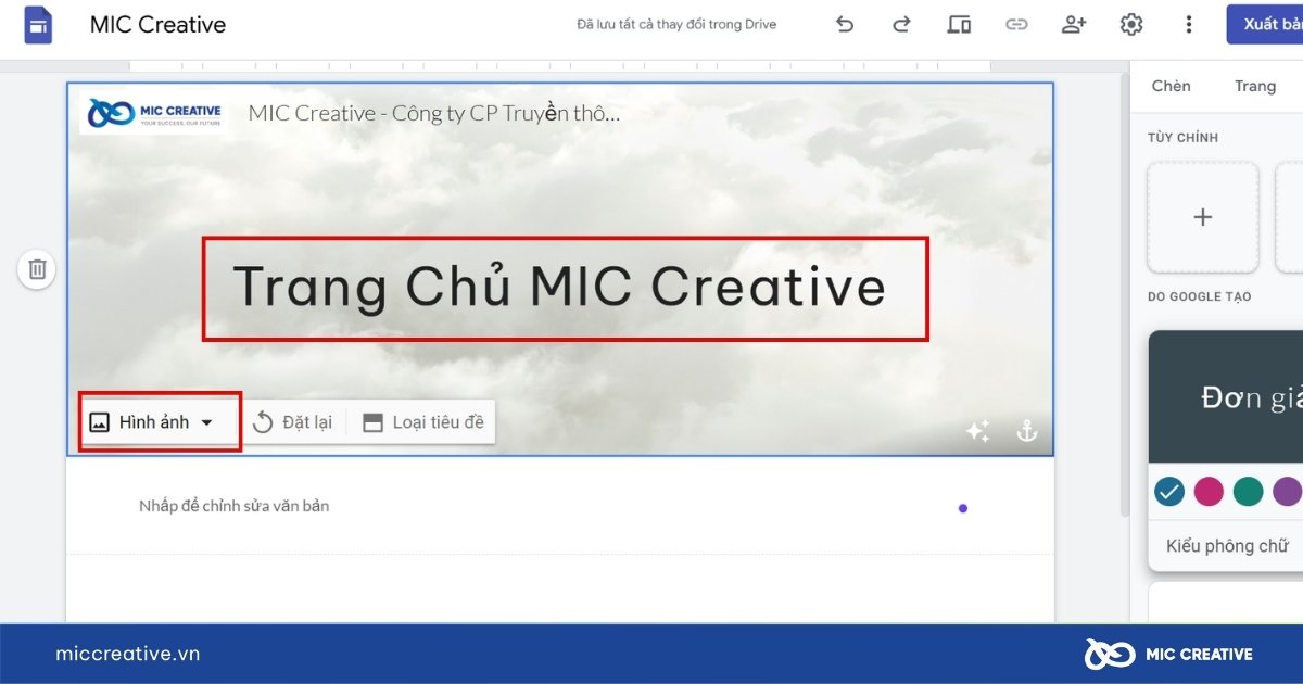 cách tạo web miễn phí trên google