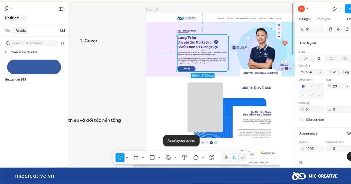 hướng dẫn sử dụng figma thiết kế giao diện web