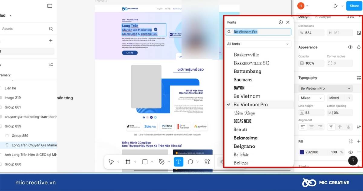 hướng dẫn sử dụng figma thiết kế giao diện web