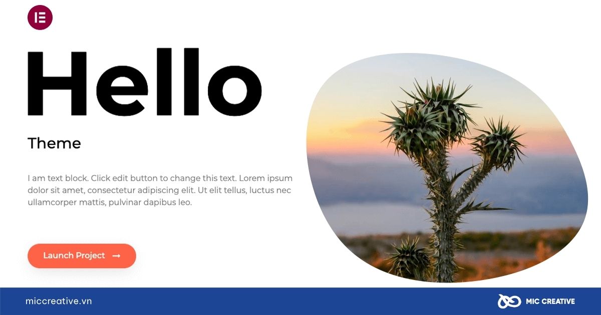 Theme WordPress Hello Elementor 