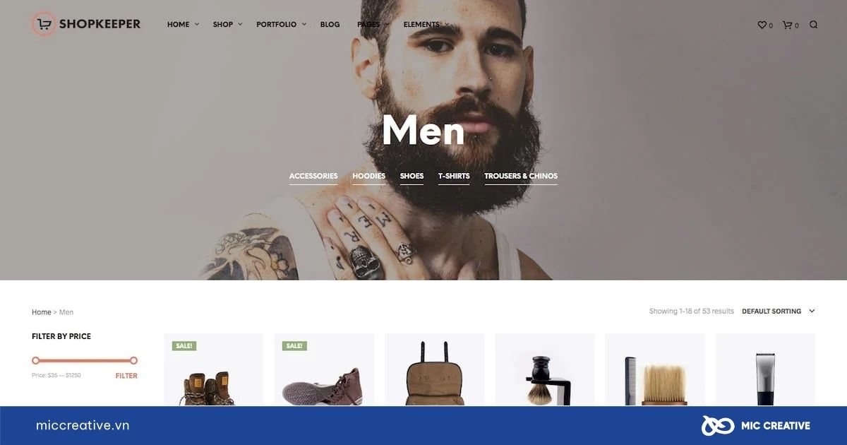 Theme WordPress Shopkeeper 