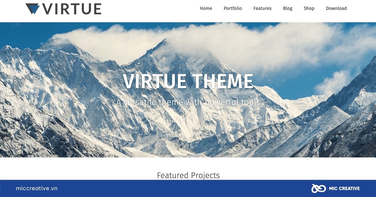 Theme WordPress Virtue