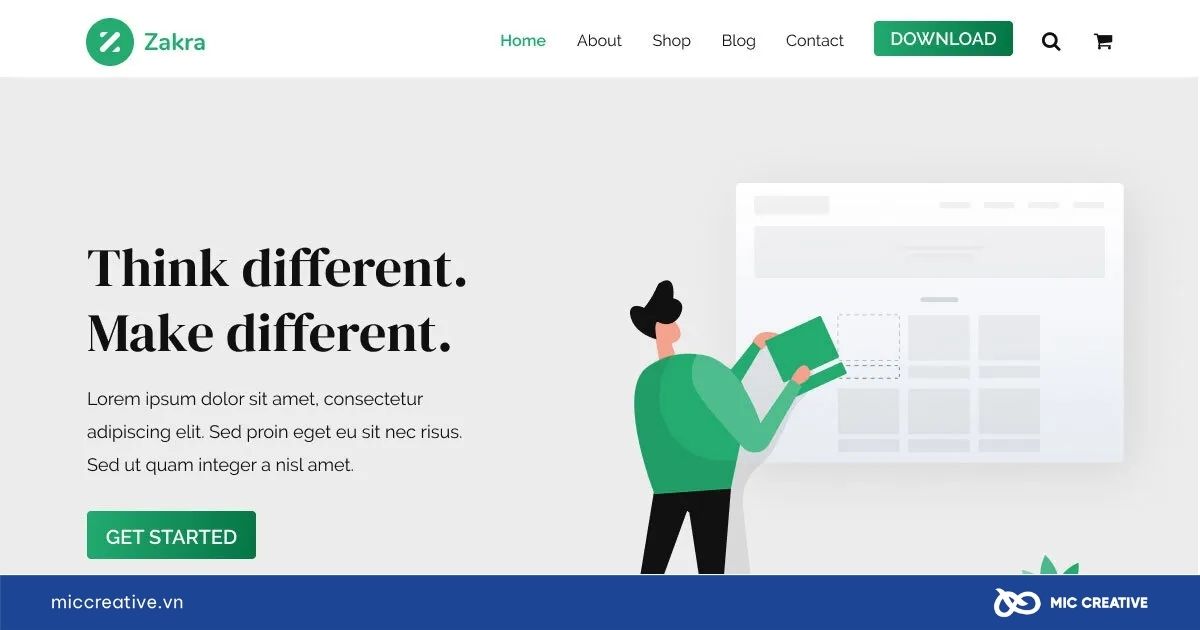 Theme WordPress Zakra