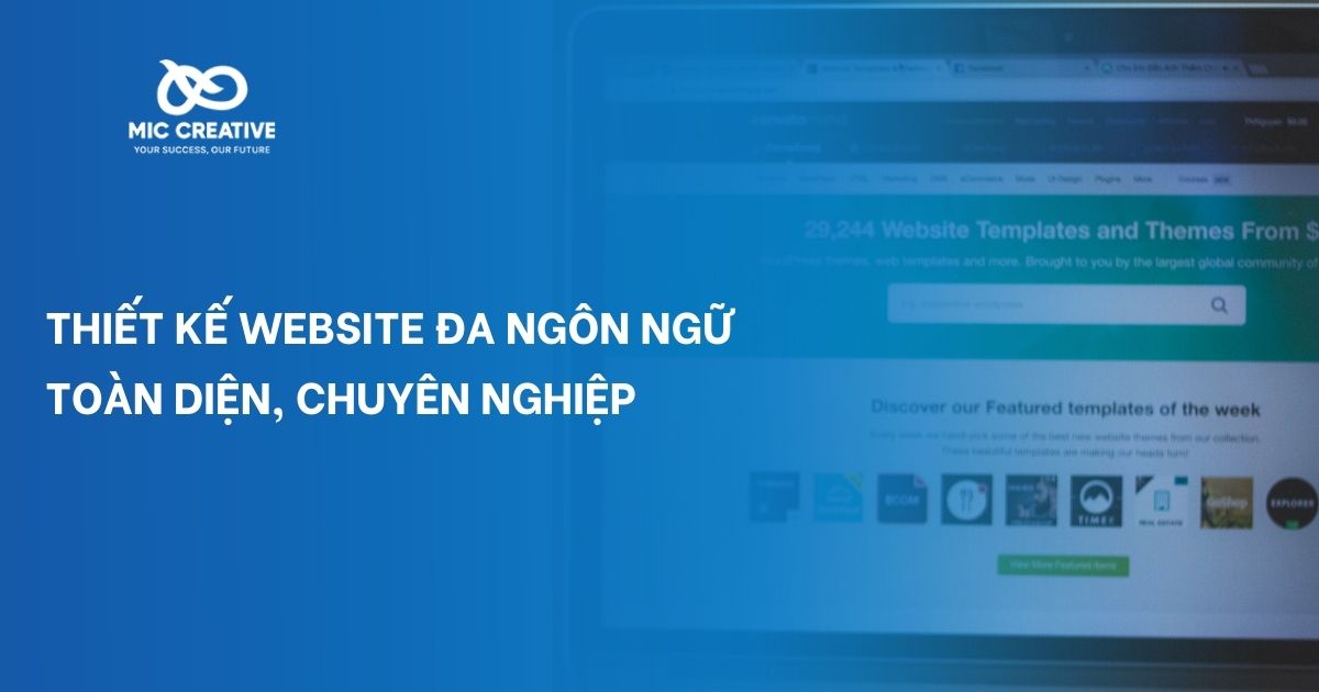 Thiết kế website đa ngôn ngữ toàn diện, chuyên nghiệp