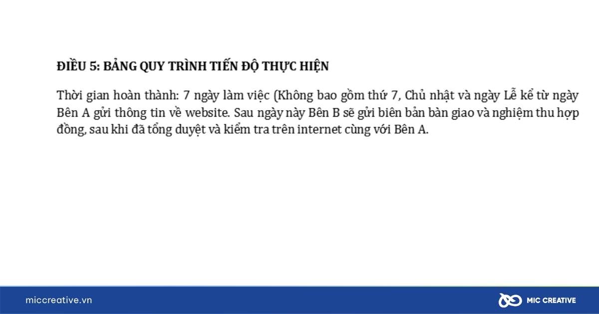 hợp đồng thiết kế website