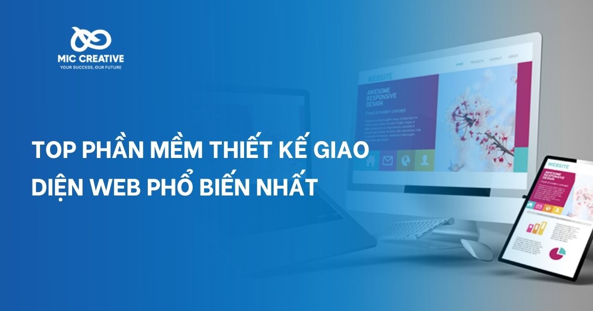 Top phần mềm thiết kế giao diện web phổ biến nhất