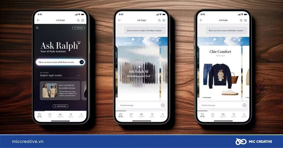 ralph lauren ra mắt trợ lý ảo