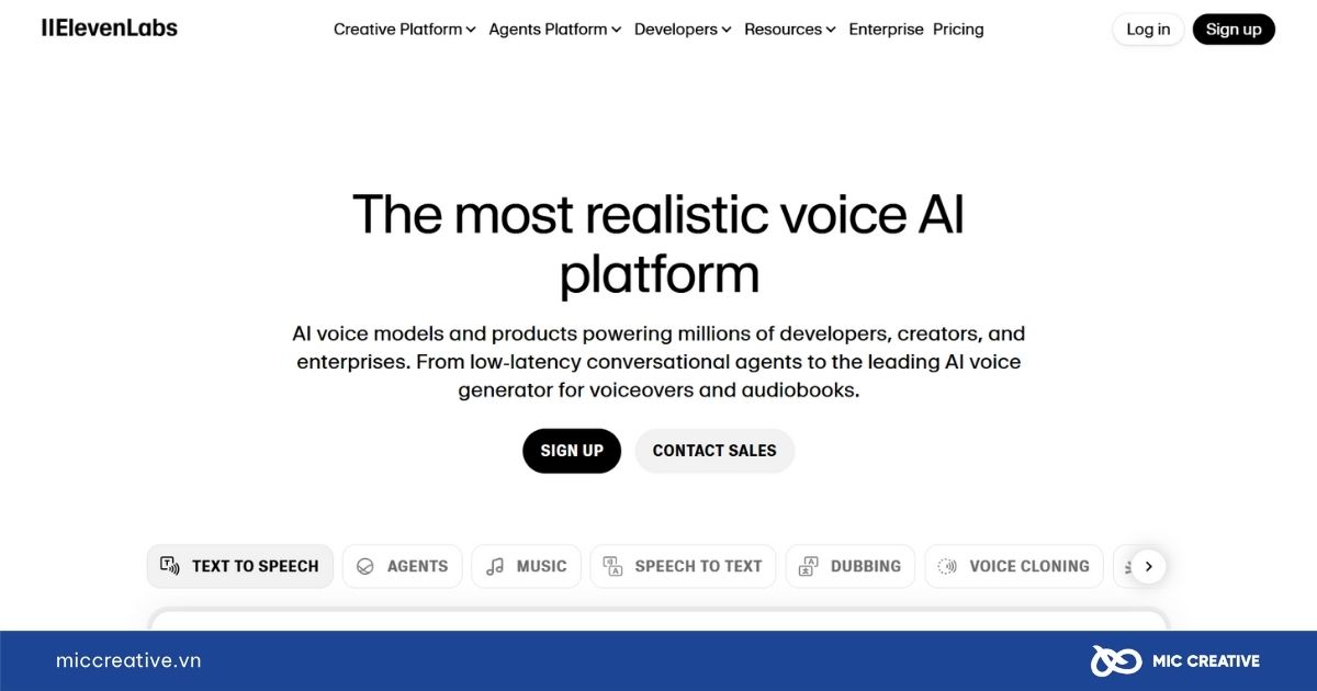 Web AI ElevenLabs