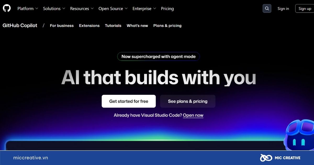 Web AI GitHub Copilot