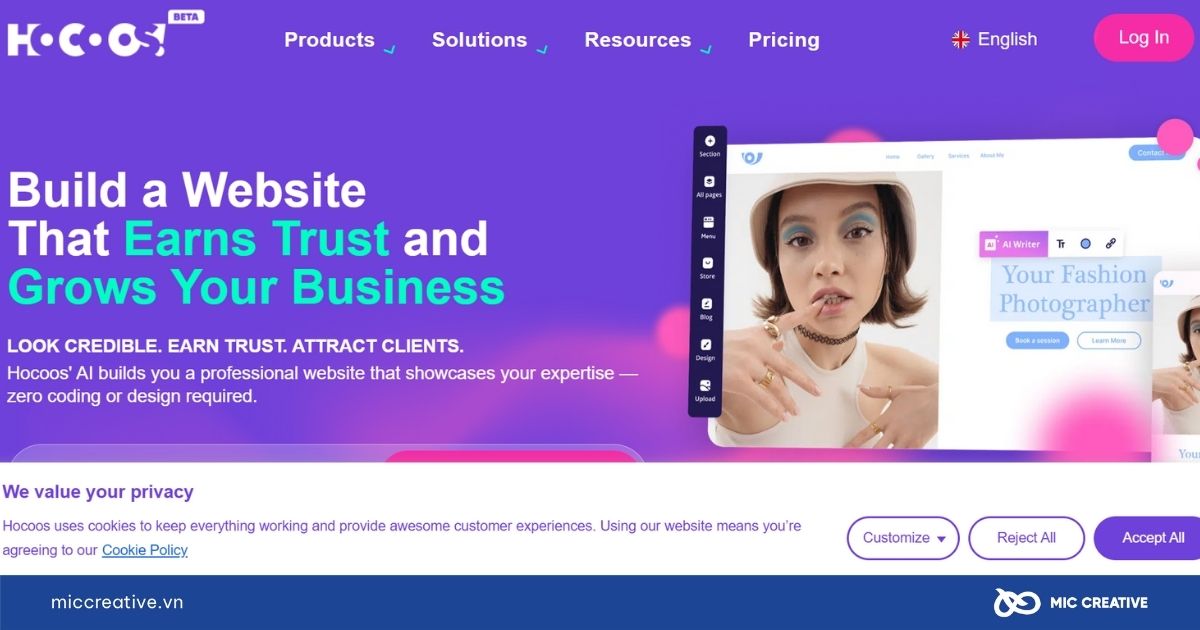 Web AI Hocoos